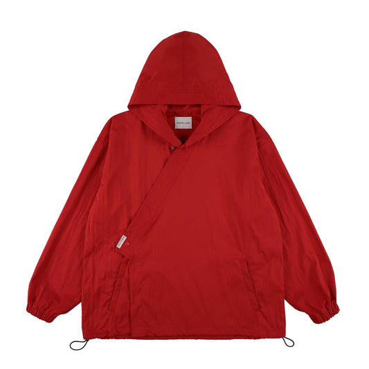 y-COLLAR HOODIE JACKET RED XL