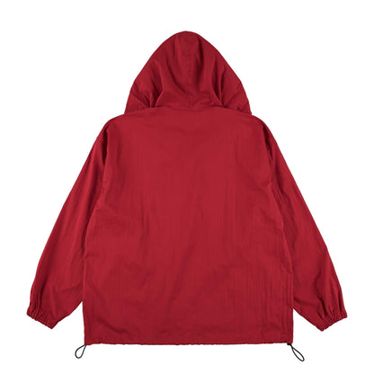 y-COLLAR HOODIE JACKET RED XL