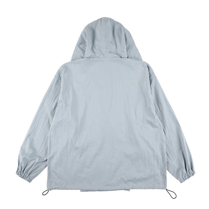 y-COLLAR HOODIE JACKET LIGHT BLUE L