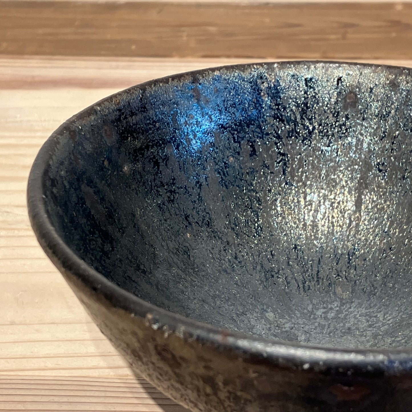 Shohei Ono6 Black glaze Rice bowl