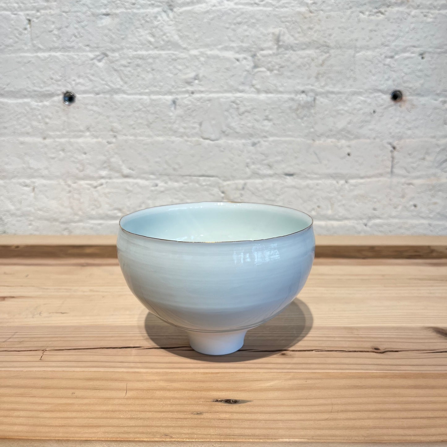 White & Gold Bowl (large)