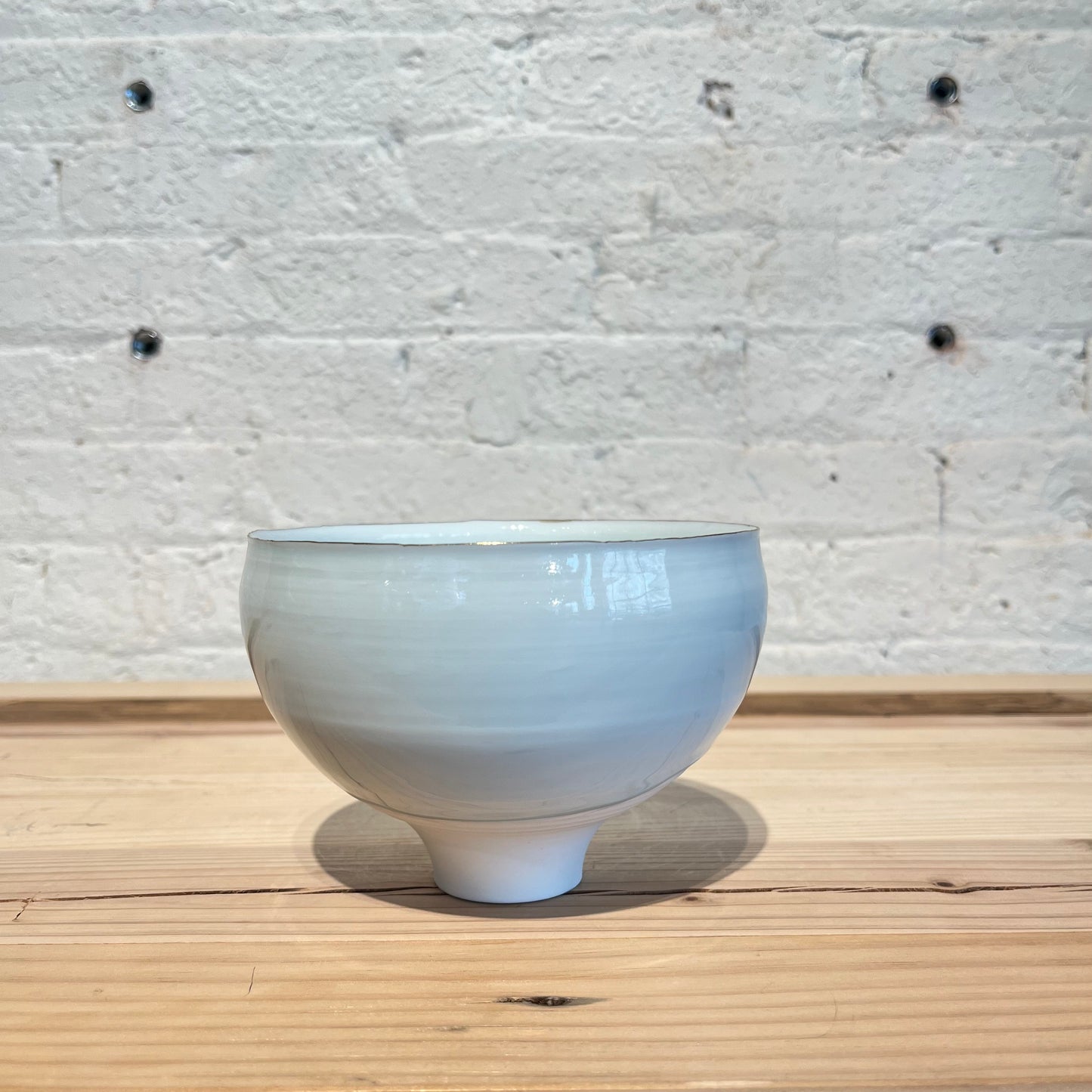 White & Gold Bowl (large)