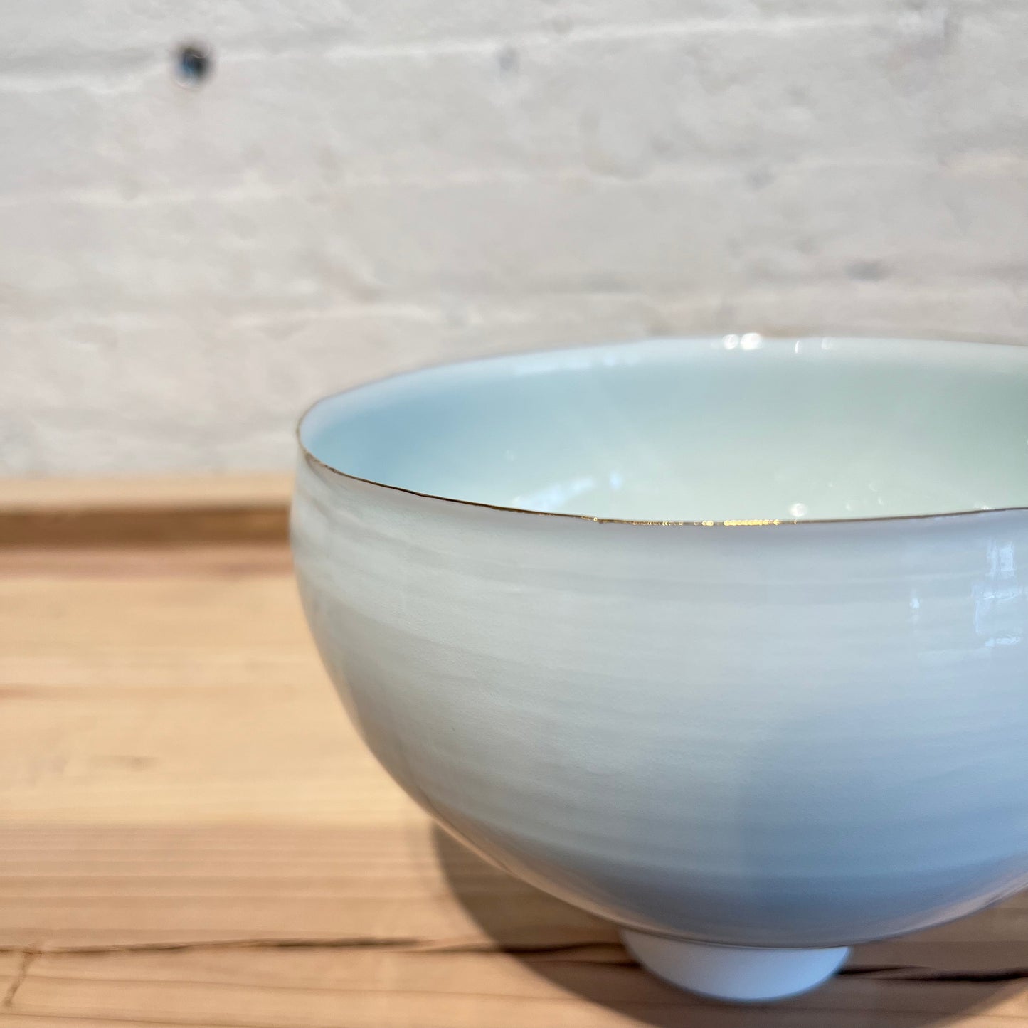 White & Gold Bowl (large)