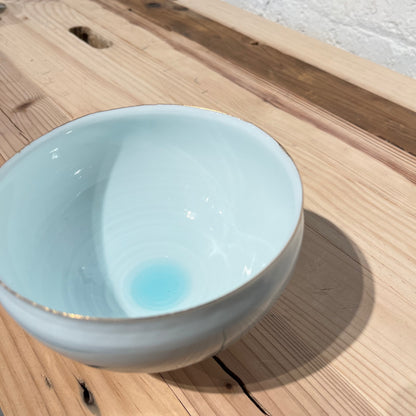 White & Gold Bowl (large)