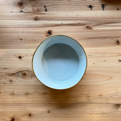 White & Gold deep bowl <original>