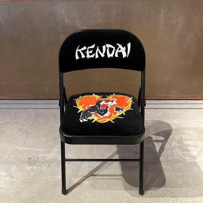 KENDAI Embroidery Chair Black
