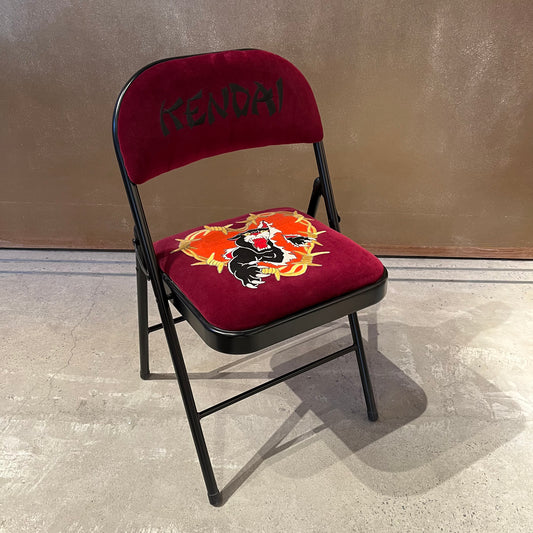KENDAI Embroidery Chair Red