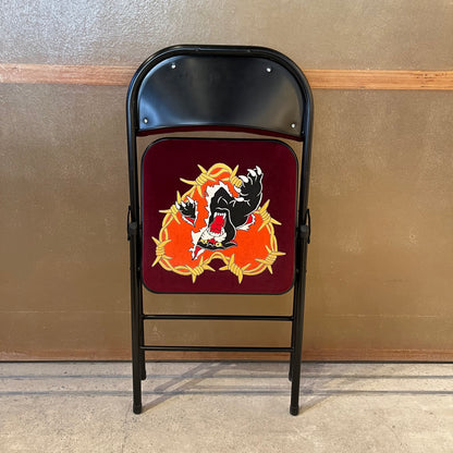 KENDAI Embroidery Chair Red