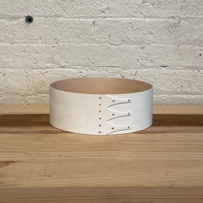 OVAL BOX milkpaint white #4