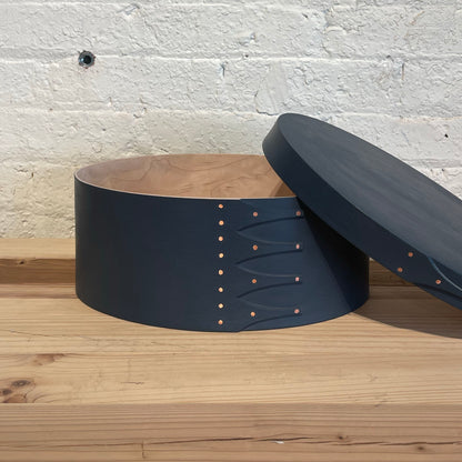 OVAL BOX navy #6